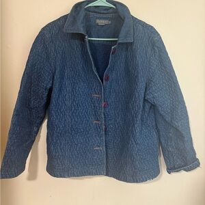 Koret Women's Textured Denim Jacket
